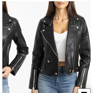 Blank NYC faux leather jacket
